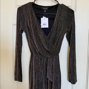 Topshop Glitter Romper - size 2